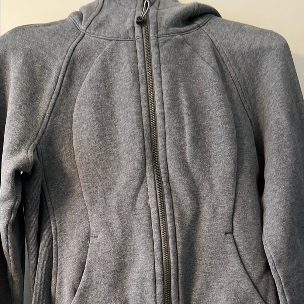Gray Zip-Up Jacket - image 2